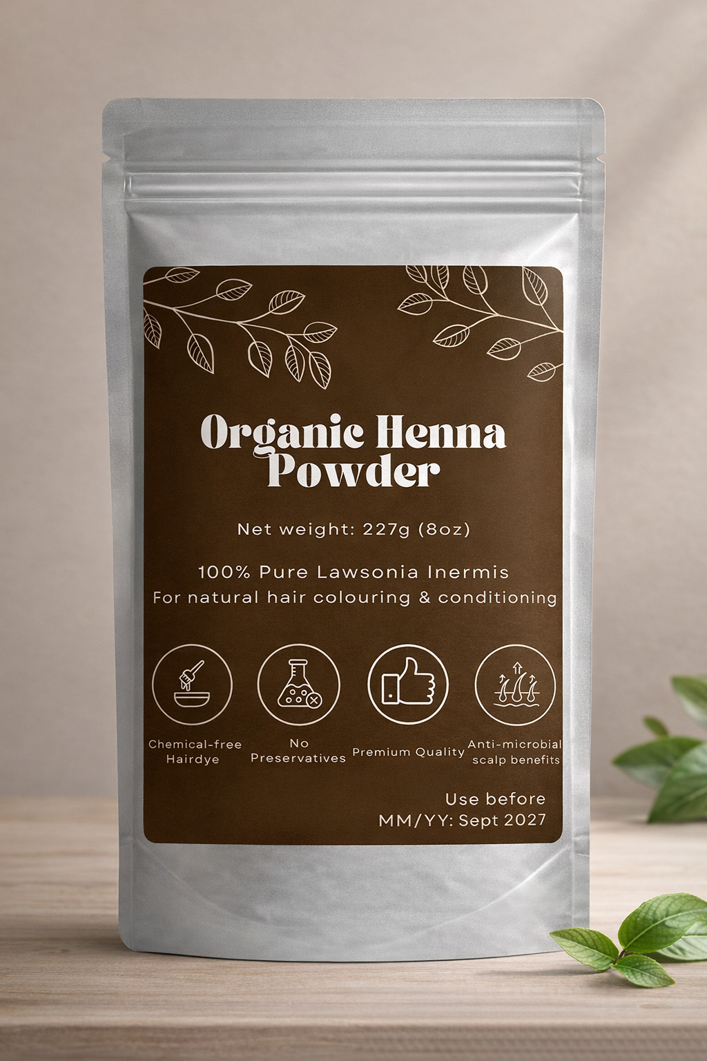 Organic Henna Hair Dye