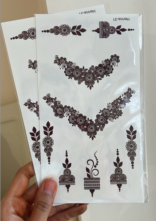 Temporary Henna Tattoo - 006
