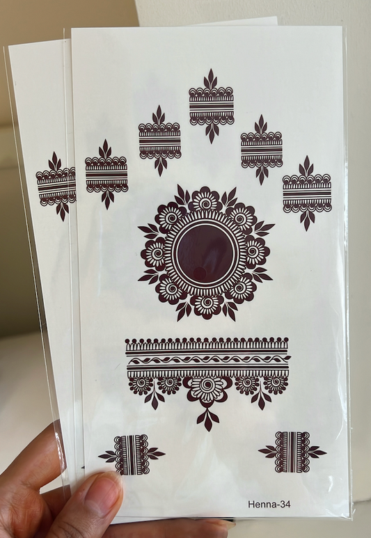 Temporary Henna Tattoo - 007
